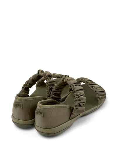 Camper Right Nina Ballet Flat In Green