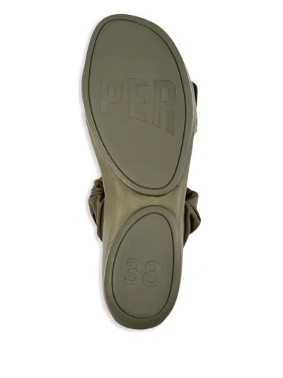 Camper Right Nina Ballet Flat In Green