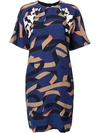 MSGM printed shift dress,DRYCLEANONLY
