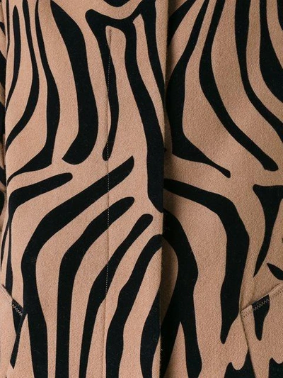 Shop Kolor Animal Print Coat In Brown