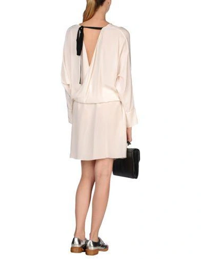 Shop Marni Short Dress In Ivory