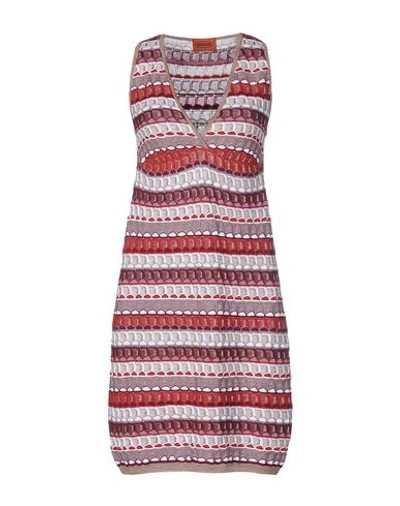 Missoni Short Dress In Red