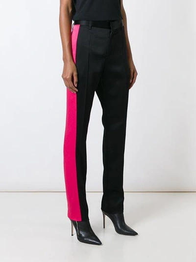 Shop Haider Ackermann Side Stripe Trousers In Black