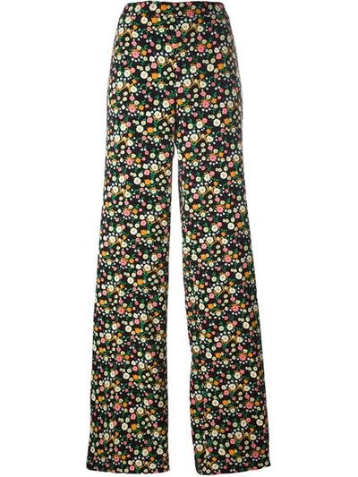 Tory Burch Folly Floral-print Crepe Wide-leg Pants | ModeSens