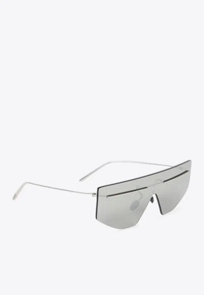 Prada Metal Mask Sunglasses In Metallic