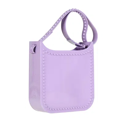 Carmen Sol Fico Large Crossbody In Violet
