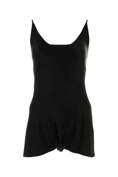 Maison Margiela Black Viscose Jumspsuit
