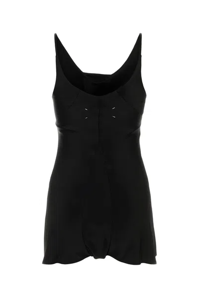 Maison Margiela Black Viscose Jumspsuit