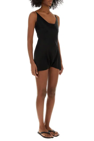 Maison Margiela Black Viscose Jumspsuit