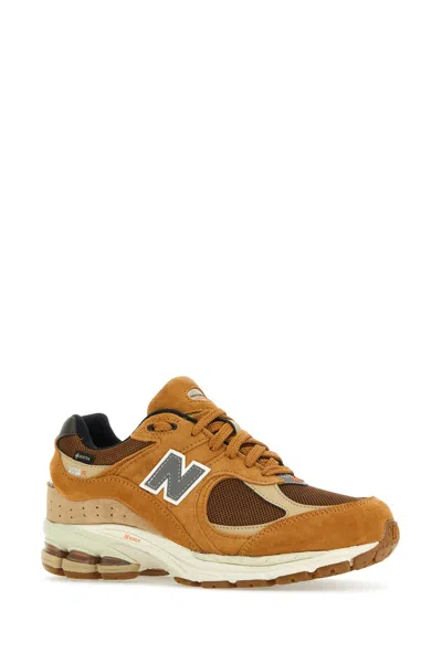 New Balance Suede And Mesh Sneakers With Peculiar Print