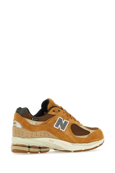 New Balance Suede And Mesh Sneakers With Peculiar Print