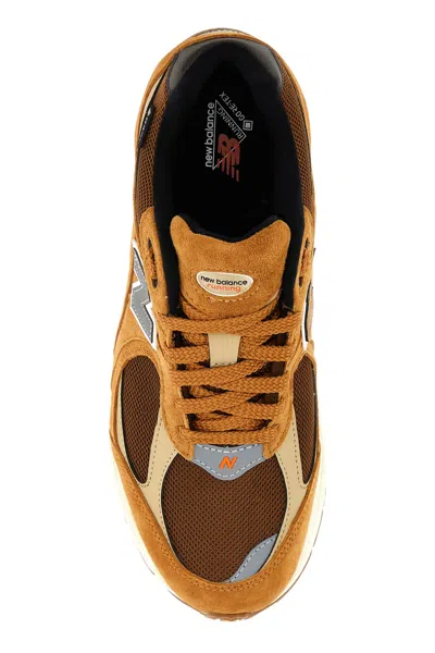 New Balance Suede And Mesh Sneakers With Peculiar Print