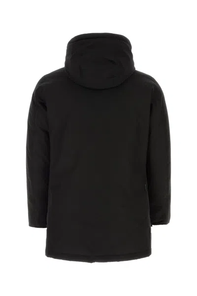 Woolrich Navy Blue Cotton Blend Down-filled Parka