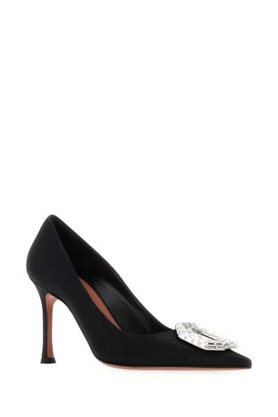 Amina Muaddi Crystal Decorated Pointed High Heels