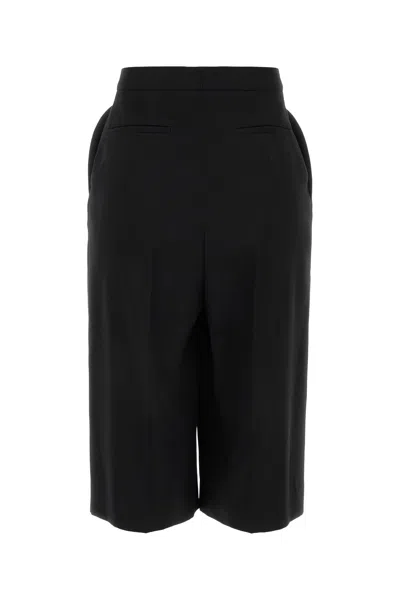 Givenchy Black Wool Bermuda Shorts
