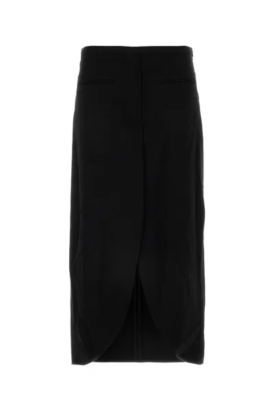 Courrèges Courreges Black Polyester Blend Skirt