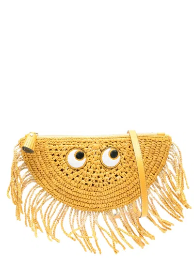Anya Hindmarch Half Moon Clutch Bag