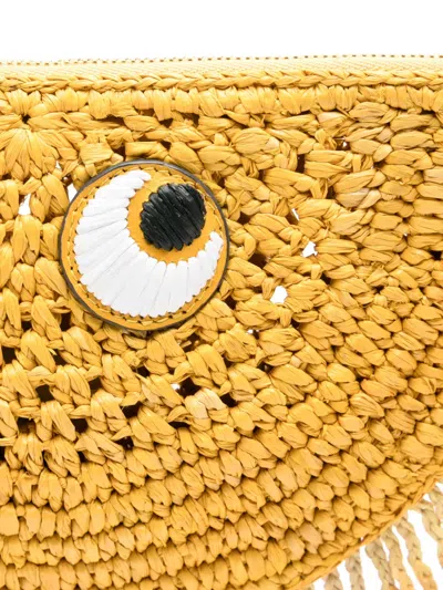 ANYA HINDMARCH HALF MOON CLUTCH BAG 