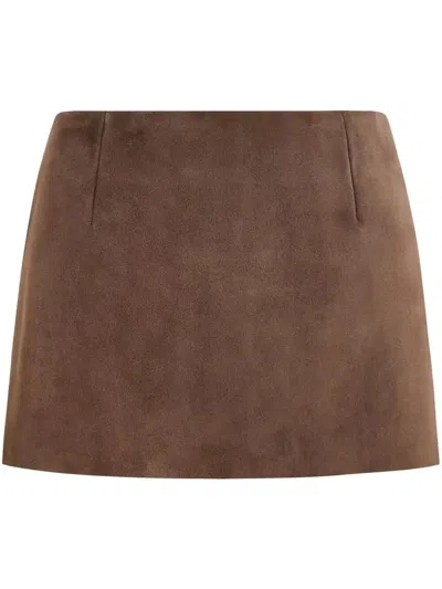16arlington Haile Suede Mini Skirt