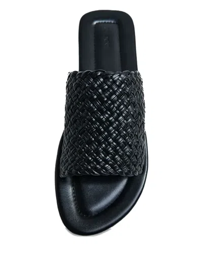 St Agni Leather Slides
