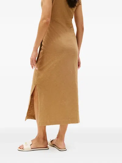 Tommy Hilfiger Midi Dress With Knotted Boat Neck