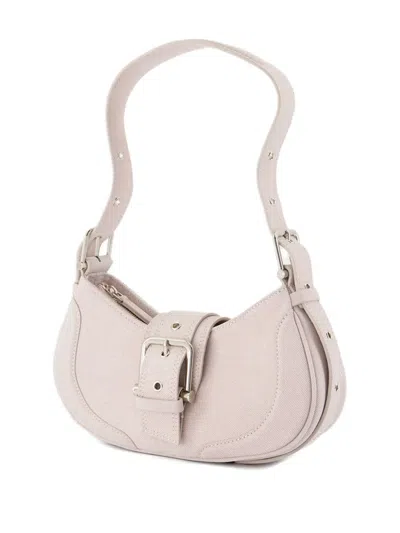 Osoi Brocle Buckle-detail Shoulder Bag In White