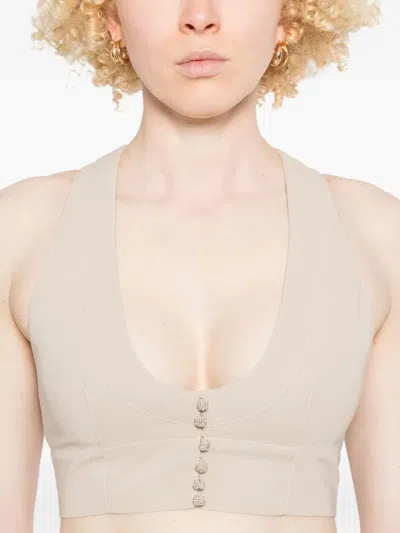 Philosophy Di Lorenzo Serafini Button Cropped Vest