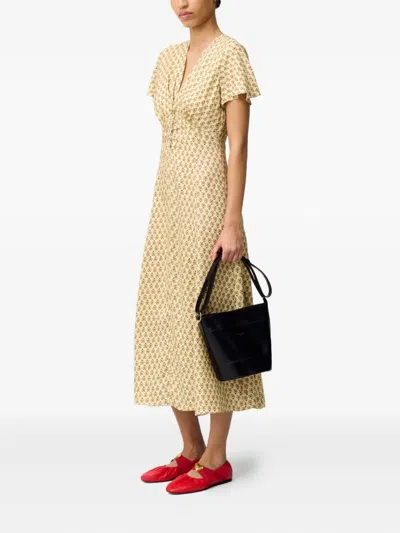 Claudie Pierlot Printed Midi Dress