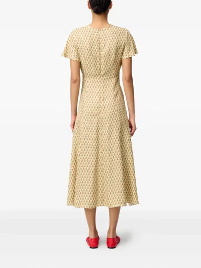 Claudie Pierlot Printed Midi Dress