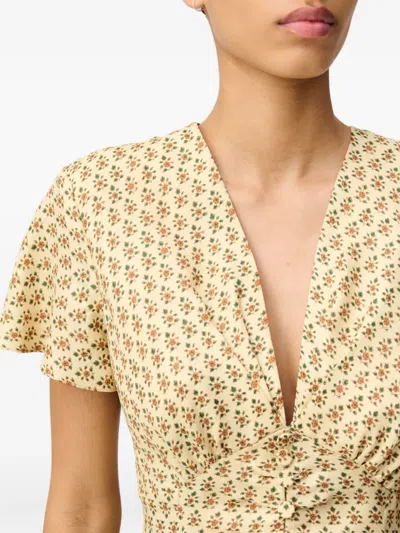 Claudie Pierlot Printed Midi Dress