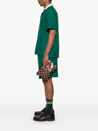 Sprayground Checked Messenger Bag