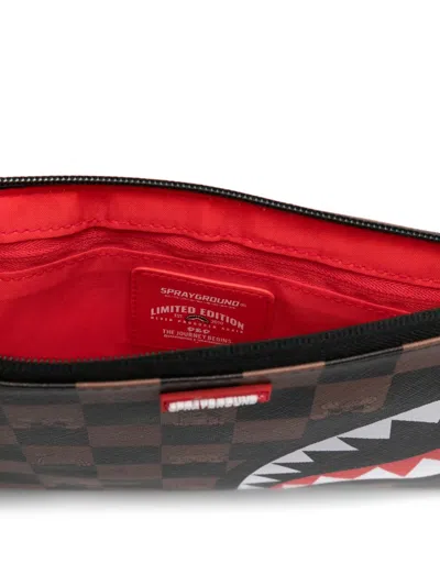Sprayground Checked Messenger Bag