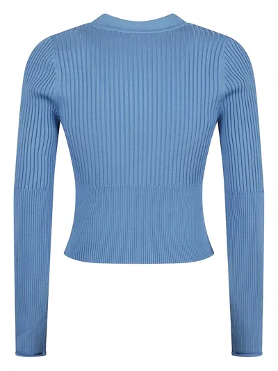 Simkhai Shrunken Rib Knit Cardigan