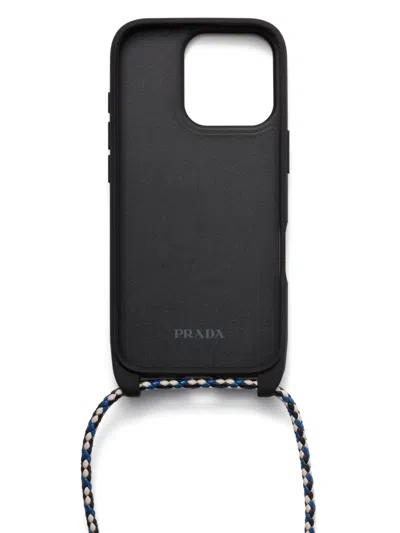 Prada Logo-plaque Iphone 16 Pro Case