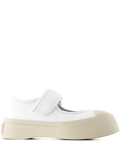 Marni Pablo Low Sneakers In White