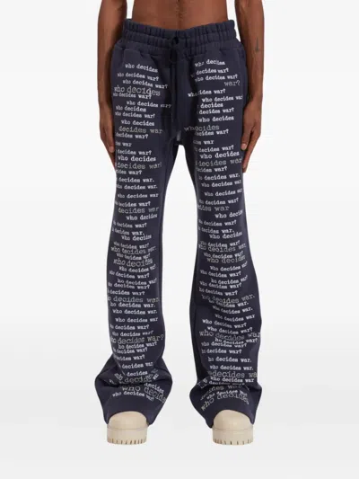 Who Decides War Scripture Track Pants