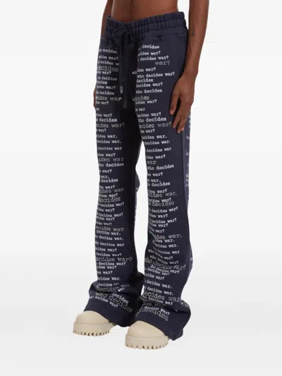Who Decides War Scripture Track Pants