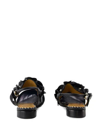 Toga Leather Ballerina Shoes
