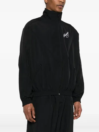 Willy Chavarria Polyester  Rubber Jackets In Black