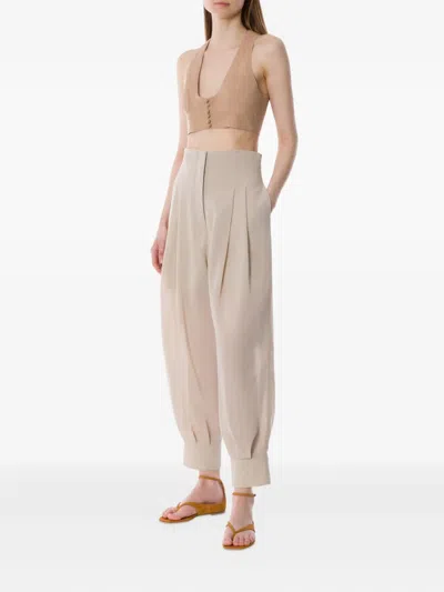 Philosophy Di Lorenzo Serafini Stitched Carrot Trousers