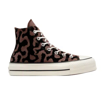 Pre-owned Converse Wmns Chuck Taylor All Star Lift Platform High 'leopard Remix'