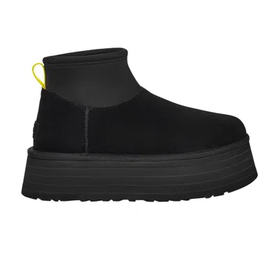 Pre-owned Ugg Wmns Classic Mini Dipper 'black'