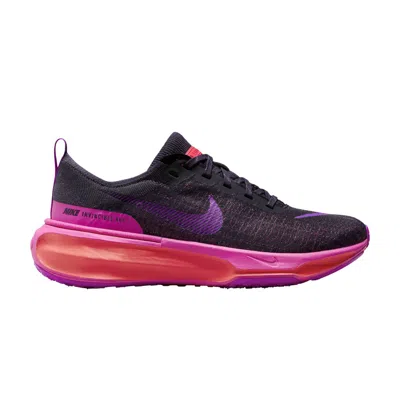 Pre-owned Nike Wmns Zoomx Invincible 3 'dark Raisin Hot Punch' In Purple