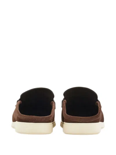 Ferragamo Gancini Buckle Loafer Mule
