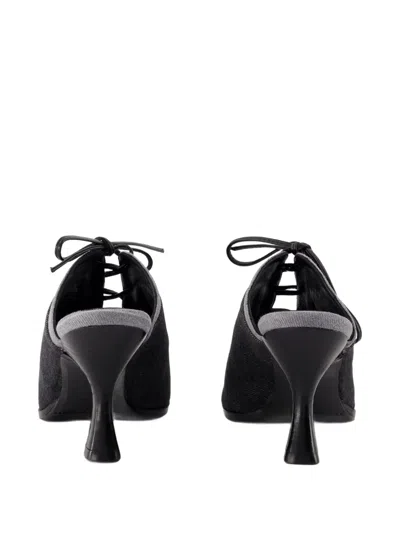 Carel Corset Lace-up Mules
