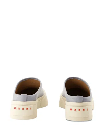 Marni Platform Clog Sneakers Dolphin