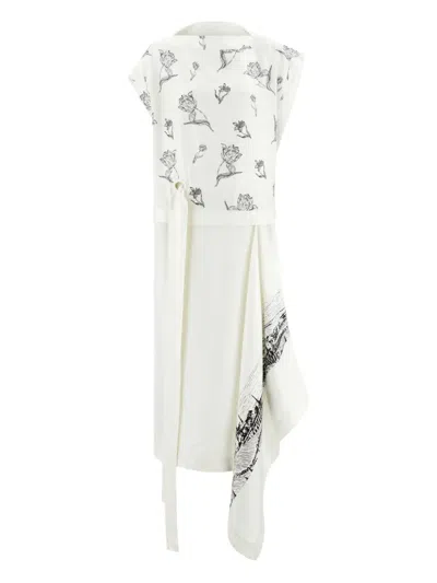 Ferragamo Floral-print Midi Dress