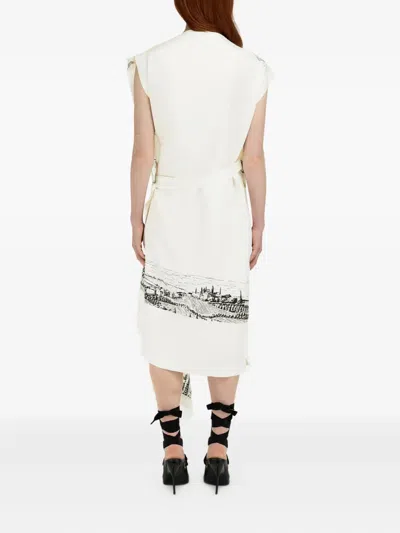 Ferragamo Floral-print Midi Dress
