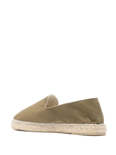 Manebi Sydney Textured Fabric Round Toe Espadrilles