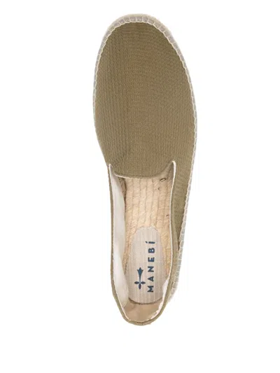 Manebi Sydney Textured Fabric Round Toe Espadrilles